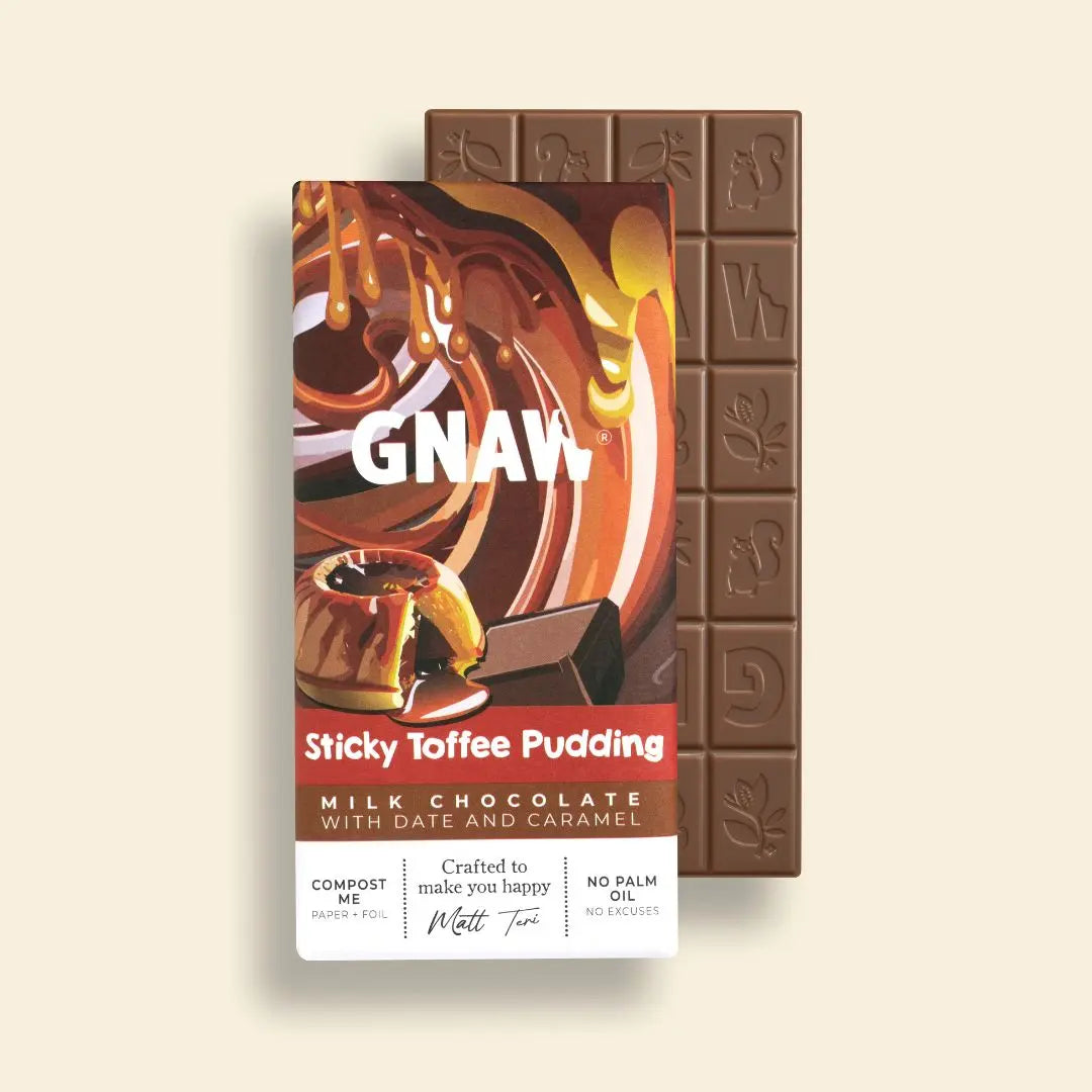 GNAW "Sticky Toffee Pudding" Sjokolade