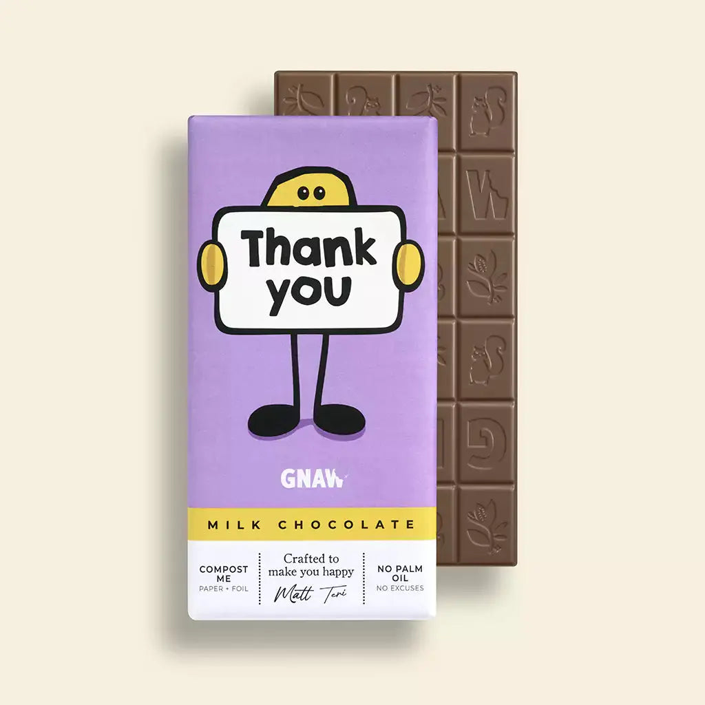 GNAW "Thank You" Sjokolade